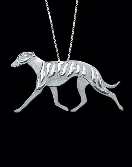 Whippet Greyhound dog dog necklace   簢 ..